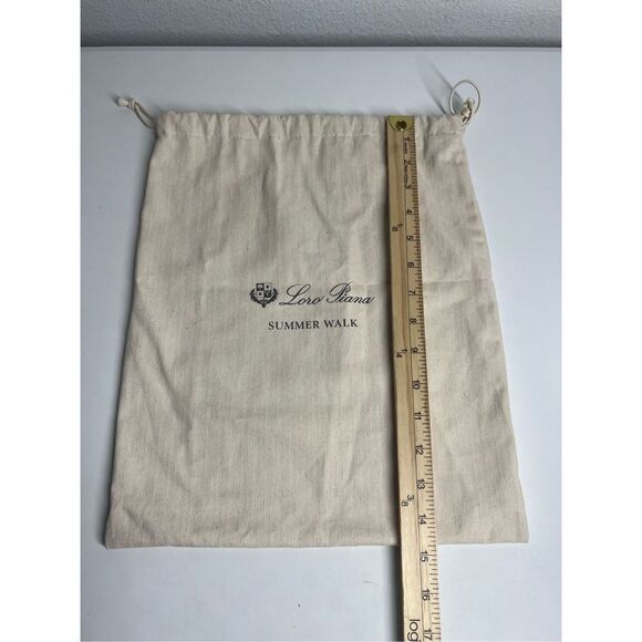 LORO PIANA Open Walk Drawstring Dust Bag Made in Italy 15x12" - Picture 2 of 5
